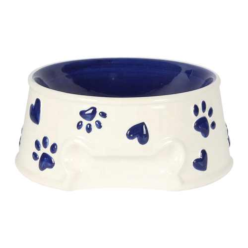 Wholesale Custom Logo Ceramic Pet Cat Dog Bowls